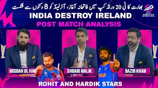 Rohit Sharma Star as India Beat Ireland by 9 Wickets  Hardik Took 3 Wicket  T20 World Cup 2024 [upl. by Anihc]