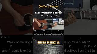 Line Without A Hook  Ricky Montgomery  EASY Guitar Tutorial with Chords  Lyrics guitarchords [upl. by Rubliw]