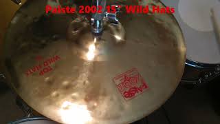 Paiste 2002 15quot Wild Hats  HiHats  HD  Reflector Finish [upl. by Neerol]