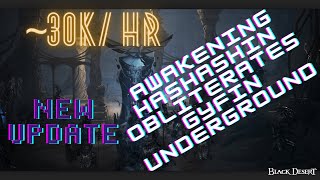 Black Desert Online 🔥 Awakening Hashashin 30k TL 🔥 New Gyfin Underground update January 2024 [upl. by Arim]