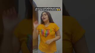 Ever happened🙊 funny comedy chotisiekladki relatable introvert introvertlife comedy viral [upl. by Littman]