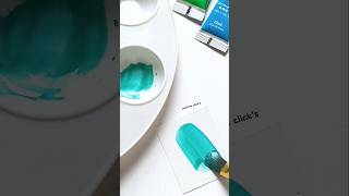 Turquoise color🩵💚✨colormixingsatisfyingacrylicshorts paste howtomaketurquoiseacrylicpainting [upl. by Acirt]