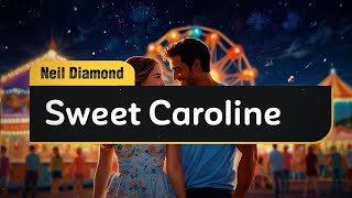 Neil Diamond  Sweet Caroline Lyrics [upl. by Aitan588]