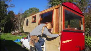 Recladding a Tiny House In 3 Minutes [upl. by Rickey]