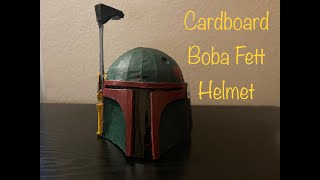 Cardboard Boba Fett Helmet [upl. by Lukin]