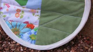 Patchwork Potholder DIY Whitney Sews [upl. by Erual]