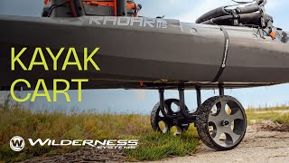 HeavyDuty Kayak Cart With NoFlat Wheels  Wilderness Systems [upl. by Nner29]