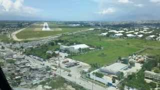 Amazing PortauPrince MD80 Cockpit Video MTPP Toussaint Louverture International Haiti HD720p [upl. by Ecarret835]