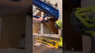 How I installed drawer slides and boxes with the KregToolCompany Drawer Slide Jig kitchenremodel [upl. by Derwood]