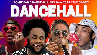 LATEST DANCEHALL MIX 2024 RAW  THE COMET  VYBZ KARTEL KRAFF SQUASH MASICKA ROMIE FAME [upl. by Antin]