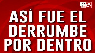 Tragedia en Villa Gesell así fue el derrumbe por dentro [upl. by Adest]