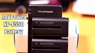 RavPower NPF550 Batteries  Unboxing basic specs [upl. by Duck]