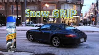 スプレー式タイヤチェーン snow GRIP スノーグリップ ノルウェー製 [upl. by Blayne526]