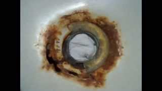 Rusty Bath Tub Drain Repair [upl. by Goth]