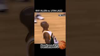 Ray Allen 54 vs UTAH JAZZ IN 2007  shorts nba rayallen [upl. by Ott]