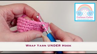 How To Crochet a 5 Stitch Bobble big bobble or bigbo [upl. by Ilona]