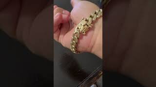 Las villas jewelry 13mm Cuban link bracelet 3 years update [upl. by Aerb]