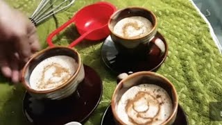 How to make Cappuccino Coffee without mashine  sabinas kitchen [upl. by Angeli]