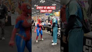 Spidey VS Michael DanceOff fyp michaelmyers danceoff spiderman viralvideochallenge foryou [upl. by Etnuad]