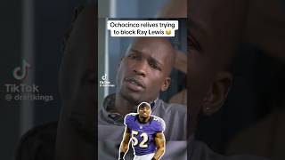 Ray Lewis vs Ocho cinco toogreattobeleftunseen nfl [upl. by Apps]