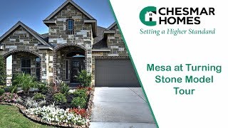 Chesmar Homes House Tour Mesa at Turning Stone Model  San Antonio Area Home Tours [upl. by Patricio]