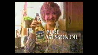 Wesson Oil Commercial  Pure Wesson Oil  1982 [upl. by Bernie84]