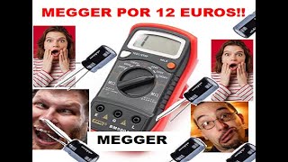 BM500A MEGGER MEGER MEDIDOR DE AISLAMIENTO FUGAS DE CONDENSADORES EN ESPAÑOL AC DC Y ELECTRONICA [upl. by Wojcik644]