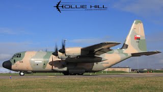 RAFO Lockheed Martin C130J Hercules Departing RAF Brize Norton [upl. by Jyoti]