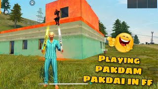 In Free Fire I Am Playing Pakdam Pakdai With Enemies 😂 Shorts [upl. by Imhskal824]