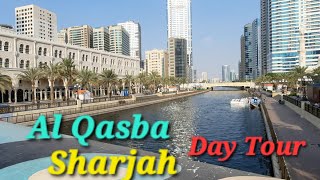 Al Qasba Sharjah UAE  Day Tour Qanat AL Qasba  Sharjah City  UAE [upl. by Grindle]