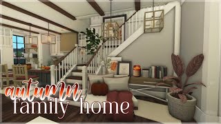 Bloxburg  Autumn Family Home  Roblox  House Build [upl. by Ijneb875]