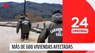 Más de 680 viviendas afectadas se decreta Estado de Catástrofe en Biobío [upl. by Ester]