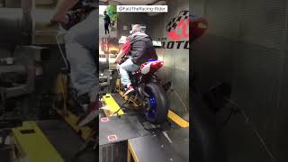 CBR 1000rr sp top speed Dyno testing 😱 fastest CBR reached 299kmh in 5th gear motorcycle videos [upl. by Leopold515]