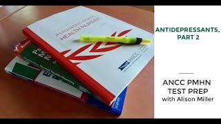 Antidepressants Part 2 ANCC PMHN Exam Prep [upl. by Asert]