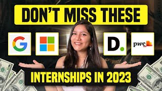 Best Internship Opportunities of 2023  Top 7 Internships for College Students [upl. by Aerdnas292]