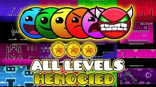 Прохождение всех уровней в Geometry Dash 121 all levels and COINS [upl. by Rianon]