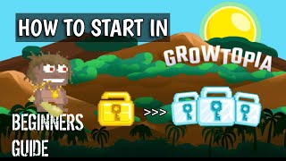 BEGINNERS GUIDE 2024  HOW TO START IN GROWTOPIA IN FASTEST WAY [upl. by Humble63]