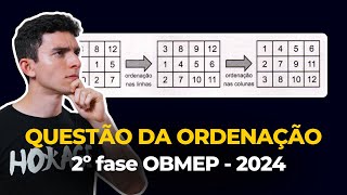 RESOLUÇÃO 2º FASE OBMEP 2024  NÍVEL 2 QUESTÃO 6 [upl. by Lash846]