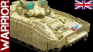 British FV510 Warrior IFV TESH  Part 2 Meng 135 scale model [upl. by Ecirtnuahs]