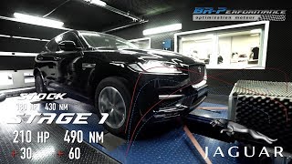 Jaguar FPace 20D Stage 1 By BRPerformance [upl. by Dinnage]