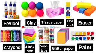 10 Home made craft materials itemsHow to make Craft Materials in home for School10 Ghar pe Crafts🤩 [upl. by Alegnasor]