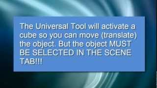 DAZ Studio Beginner Tutorials Video 1Universal Tool Selection In Scene Tab [upl. by Kenward583]