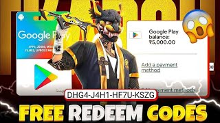 Free Redeem Code 💎 Free Fire Redeem Code Today 🔥😱 50₹ Free Redeem Code😎 [upl. by Sterner558]