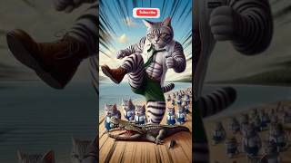 Kittens have kungfu master cattales cutecat funny catcomedy cutepet viralshort cute meows [upl. by Buehrer]