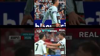 Ronaldo Euro Goal Recreated in FIFA 22 fifa fifa22 football gaming fut eafc shorts [upl. by Eceined]