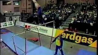 Olga Roschupkina  2001 European Team Championships Final Uneven Bars [upl. by Aillemac]