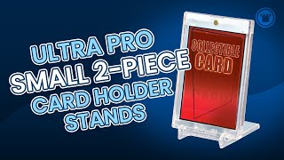 Product Spotlight Ultra PRO  Small 2Piece Card Holder Stands 5ct [upl. by Amocat]