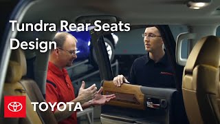 2014 Tundra Tundra Design CrewMax Rear Seats  Toyota [upl. by Yesnek]