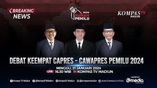 Live  Debat Keempat Calon Wakil Presiden Pemilu 2024 [upl. by Alekat949]