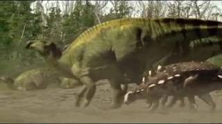 Walking with Dinosaurs  Iguanodon Herd and Utahraptor [upl. by Cinom833]